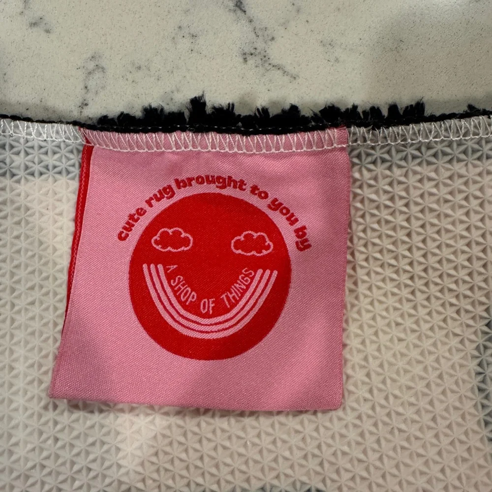 Cowboy Cowgirl Boot Rug with Heart Accent - Pink & Red - Picture 6 of 7